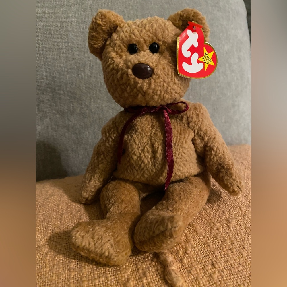 Ty Beanie Baby Curly 1996 w 1993 tag RARE